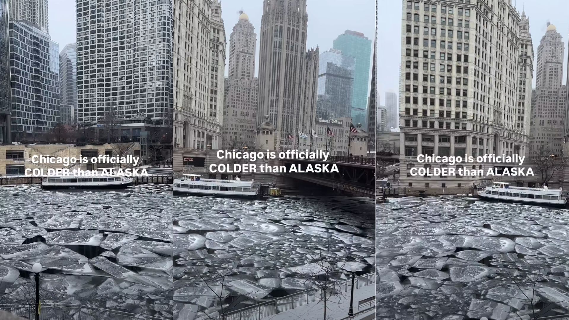 不在北极却像北极：芝加哥迎来刺骨严寒